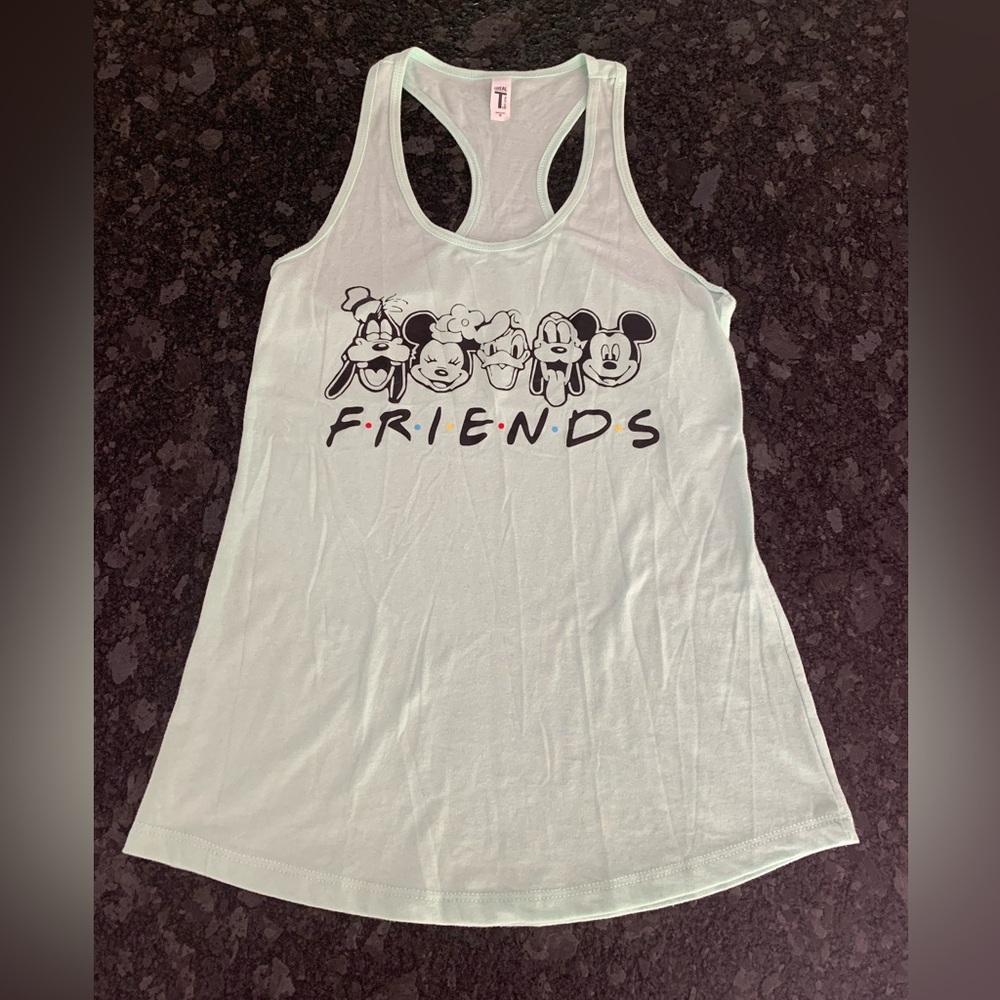 Disney Light Mint Friends Tank Top